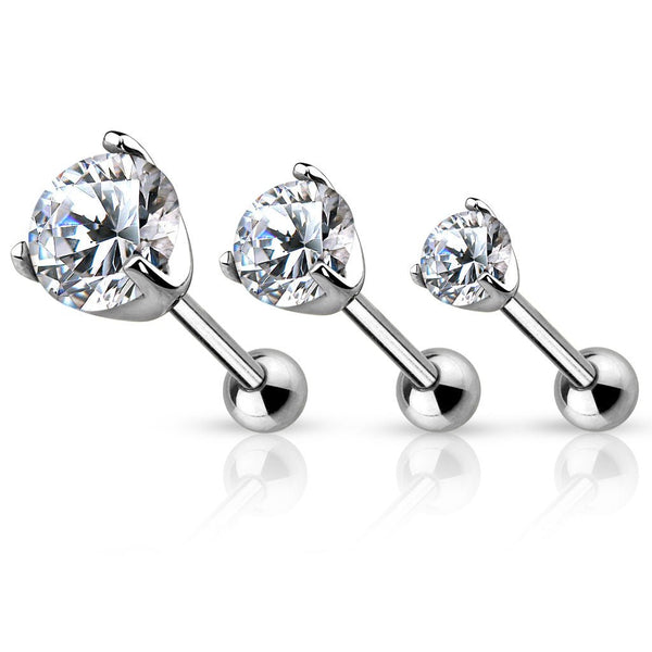 Crystal Cartilage Barbell