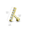 Crystal Bar Barbell