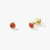 Carnelian Round Studs