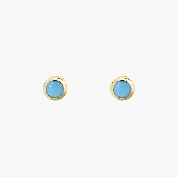 Turquoise Round Studs