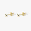 Gold Small Sphere Studs