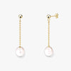 Pearl Dangle Studs