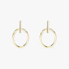 Oval Dangle Studs