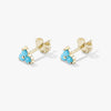 Turquoise Trio Studs