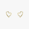 Floating Heart Studs