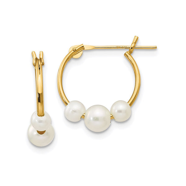 Pearl Hoops