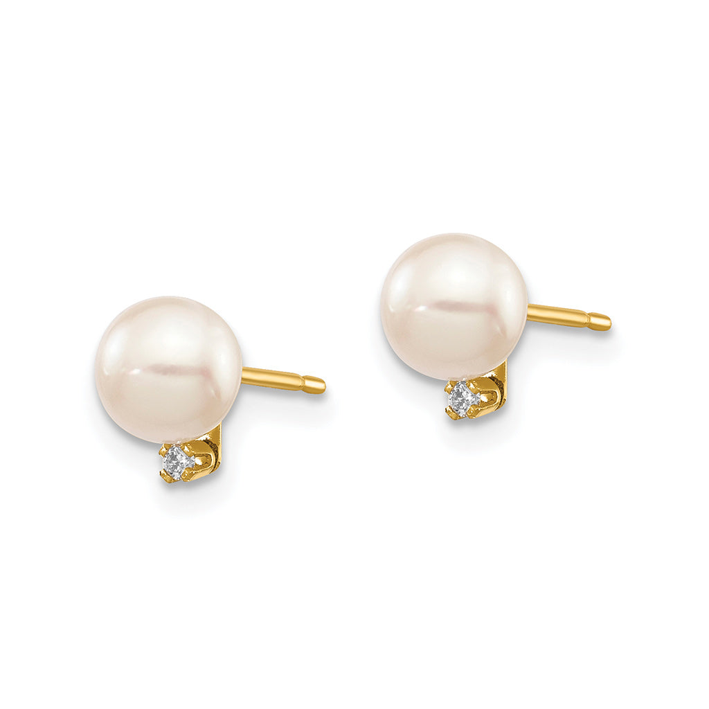 Diamond Pearl Stud