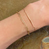 Rose Gold Curved Bar Bracelet