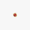 Single Carnelian Round Stud