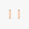 Rose Gold Vermeil Bar Studs