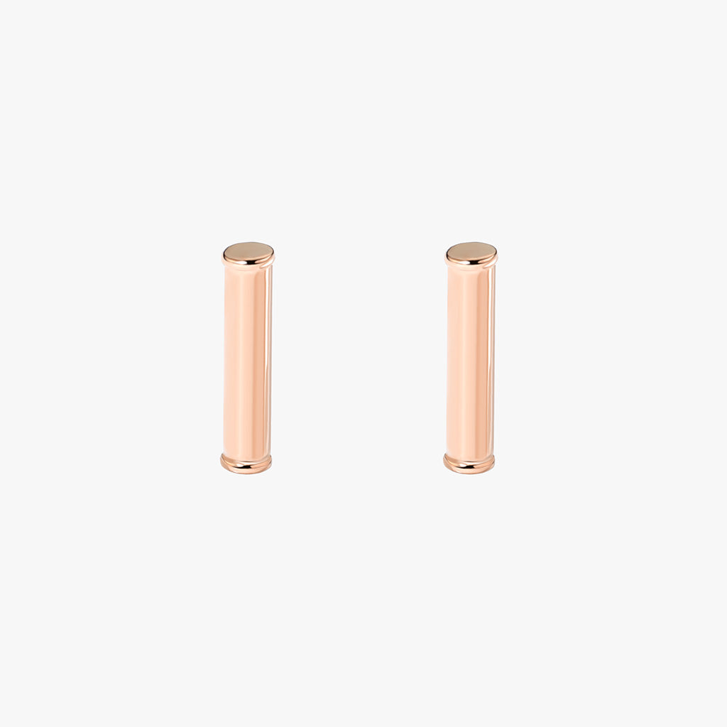 Rose Gold Vermeil Bar Studs