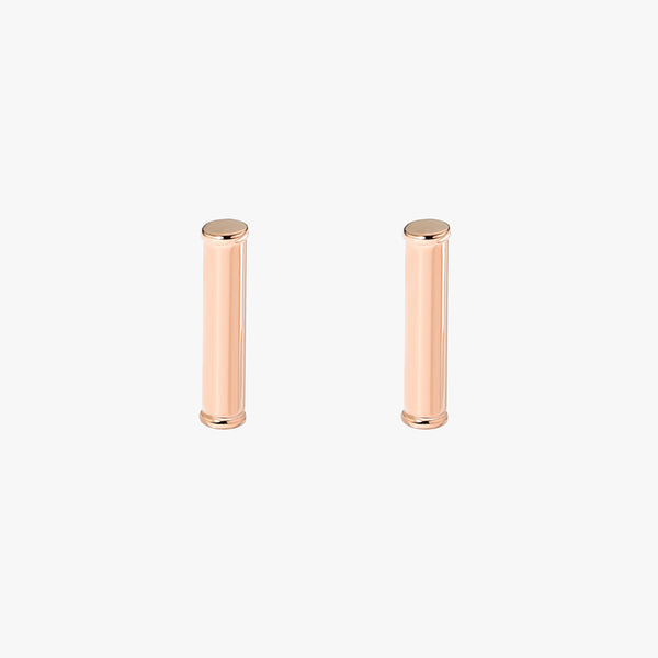 Rose Gold Vermeil Bar Studs