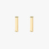 Gold Vermeil Bar Studs