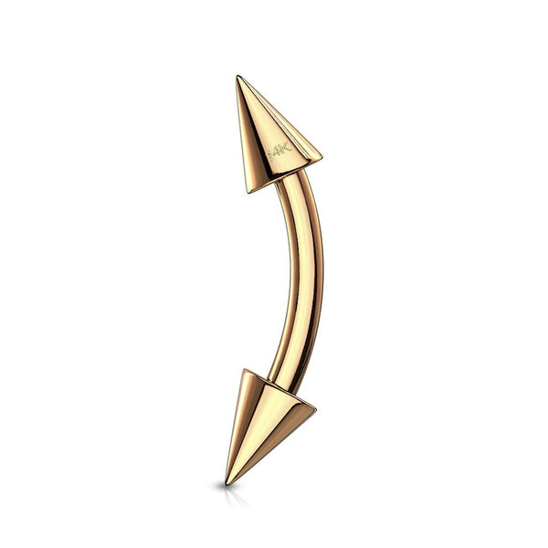 Spiked Eyebrow Ring