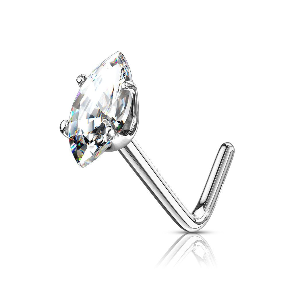 Marquise Crystal Nose Stud