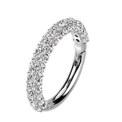 Hinged Segment Ring With CZ