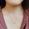 Moon and Star Necklace