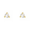 Rose Cut Diamond Studs